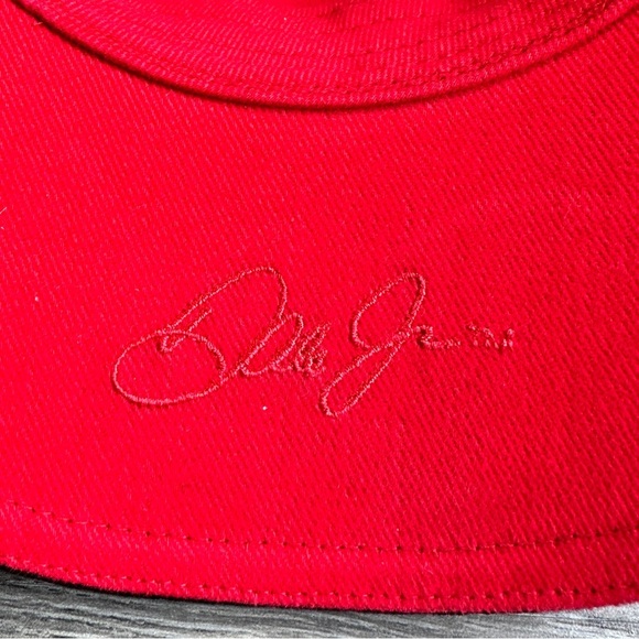 NASCAR Dale Earnhardt JR #8 Velcro Strap Visor Red/Black - Picture 4 of 6